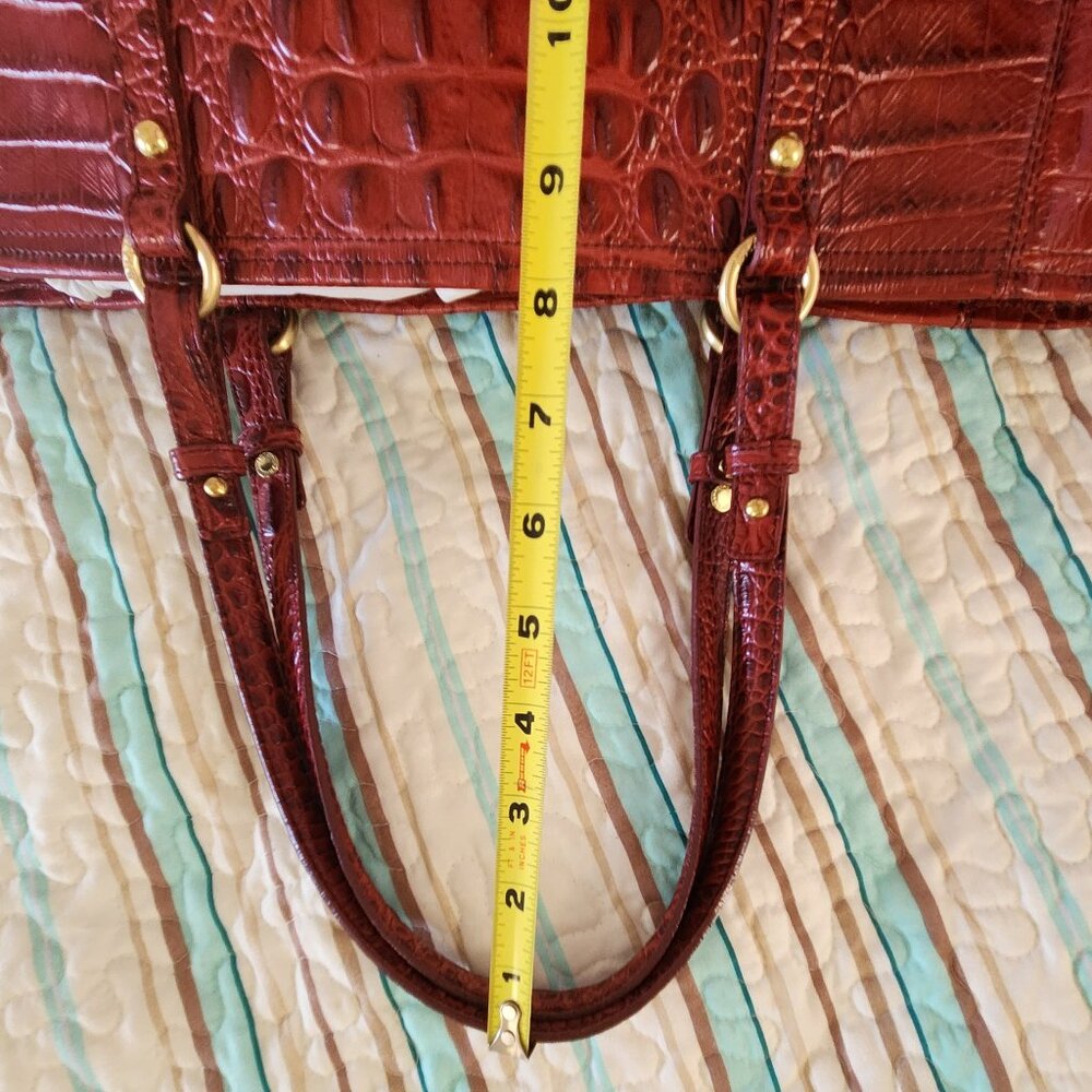 Brahmin Burgundy Tote - Picture 6 of 7